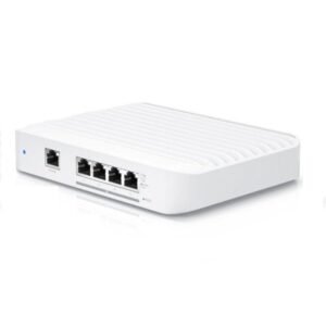 Ubiquiti UniFi USW-Flex-XG Managed 10GbE Switch with PoE IN and Fanless Desktop Design