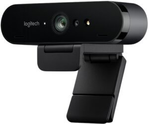 Logitech Brio 4k Stream Edition Webcam, Ultra HD 4K/30fps, 1080p/60fps Streaming, USB 3.0 Cable and USB 2.0, Autofocus, Built-In Stereo Microphone, 65°/78°/90°, Webcam – Black I 960-001194