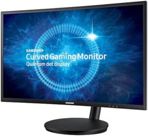 Samsung C27FG70FQM 27” Curved VA Gaming Monitor, 144 Hz Refresh Rate, 1ms MPRT Response Time, 16:9 Aspect Ratio, 1800R Curvature, 16.7 M Color Support, Freesync, HDMI, Black | LC27FG70FQMXUE